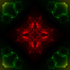 Kaleidoscope backdrop. Modern banner design template, shape illustration.