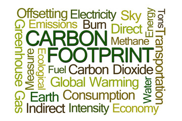 Carbon Footprint Word Cloud