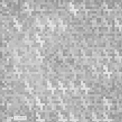 Vector abstract square pixel mosaic.