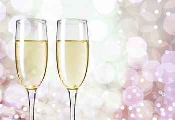 Drink glass.