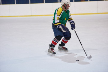 ice hockey player in action