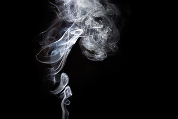 Abstract smoke swirls