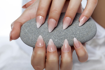 close up of ombre manicure © vladimirfloyd
