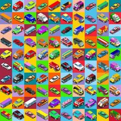 Cars 2 Flat 01 Vehicle Isometric © Aurielaki