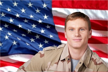 Fototapeta premium Military Veteran.