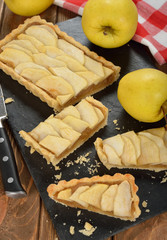 Rustic apple tart