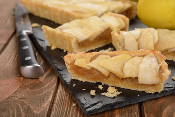Rustic apple tart
