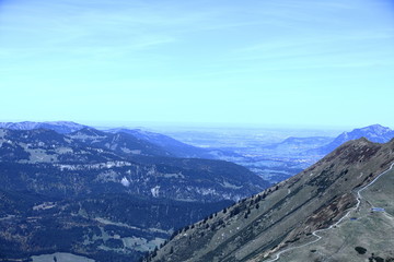 Fototapeta premium Blick von der Kanzelwand