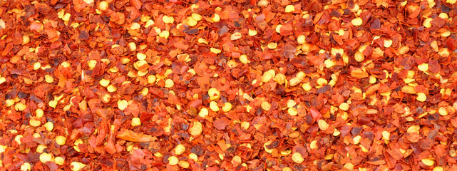 Dried Chilli Flake Background