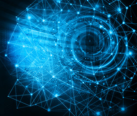 Best Internet Concept of global business.Technological