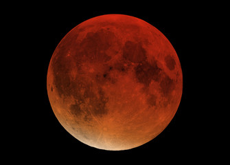 Naklejka premium Lunar eclipse
