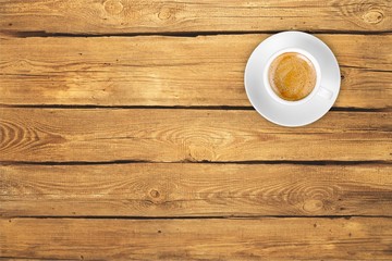 Wood top coffee.