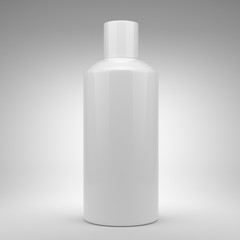 Blank cosmetics bottle. Best for shampoo, conditioner or lotion.