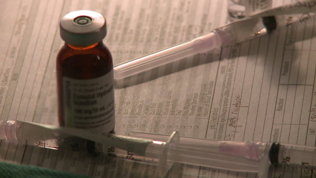 Hypodermic needles and medication