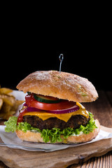 Fresh made Ciabatta Burger