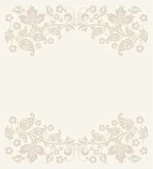 Vector Abstract floral background