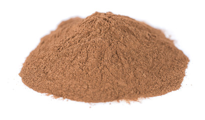 Cola Nut Powder isolated on white