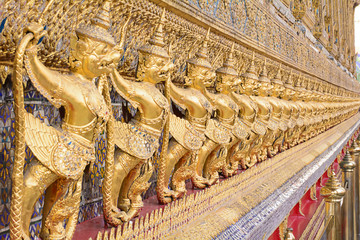 Wat Phra Kaew is a landmark of the Thailand.
