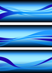 abstract flowing water wave vector background design element