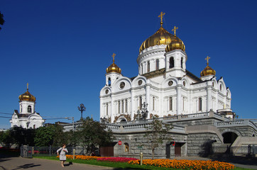 MOSCOW, RUSSIA - September 21, 2015: Cathedral of Christ the Sav