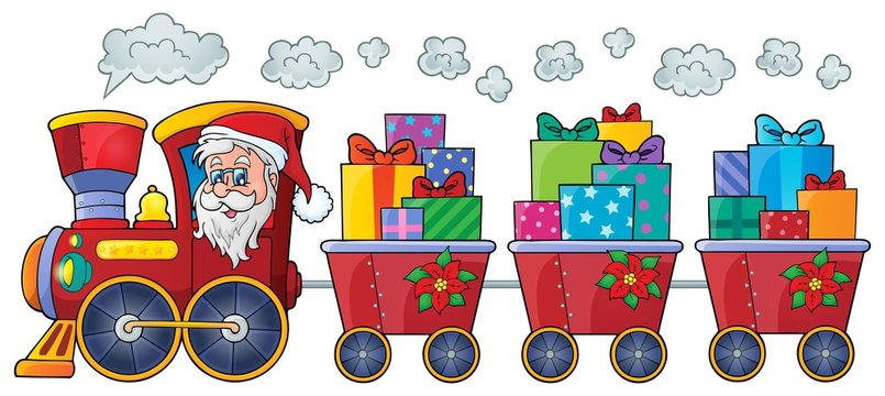 Christmas train theme image 4