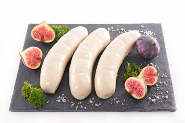 white sausage