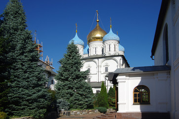 MOSCOW, RUSSIA - September 23, 2015: Novospassky Monastery