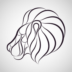 Lion logo vector