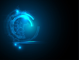 abstract geometric  technology line vector background