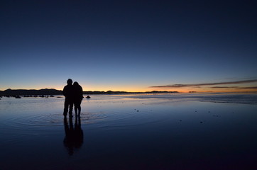 Naklejka premium ウユニ塩湖