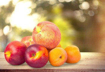 Peaches and Apricots.