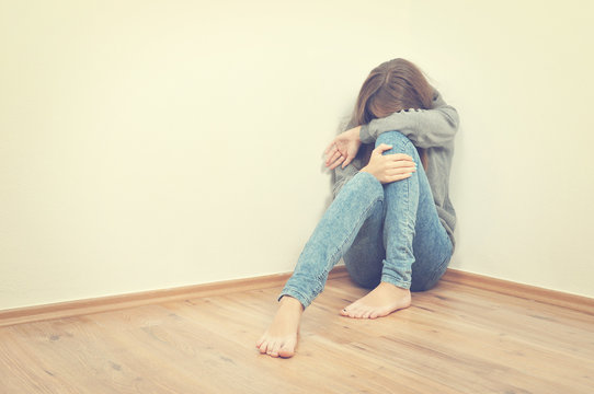 Unhappy girl