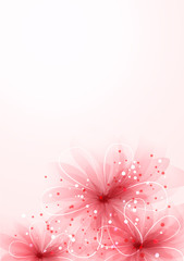 vector background with Flower 389