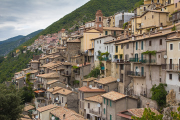 Fototapeta premium Borgo medievale di Paganico in Lazio