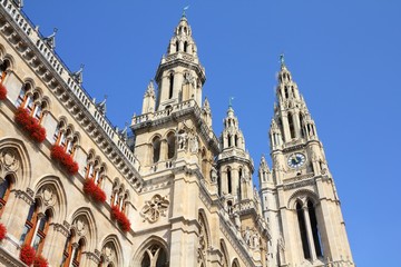 Obraz premium City Hall in Vienna