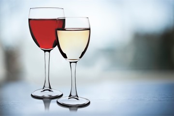 Wineglasses.