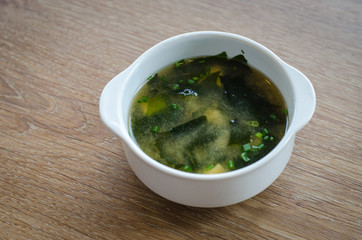 Japanese miso soup