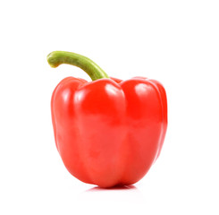 Red pepper isolated on white background