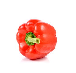 Red pepper isolated on white background