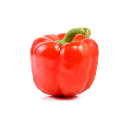 Red pepper isolated on white background