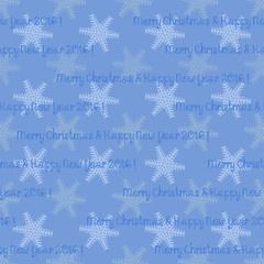 Happy new year and merry christmas seamless pattern.