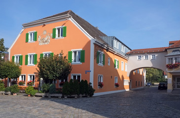 Fototapeta na wymiar Historisches Bauwerk in Kelheim