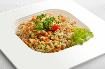 Farro Salad with Vegetables