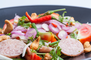 Fototapeta na wymiar Thai spicy salad