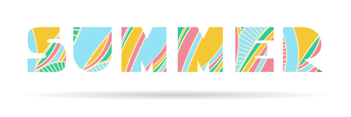 Summer Season Ornate Title