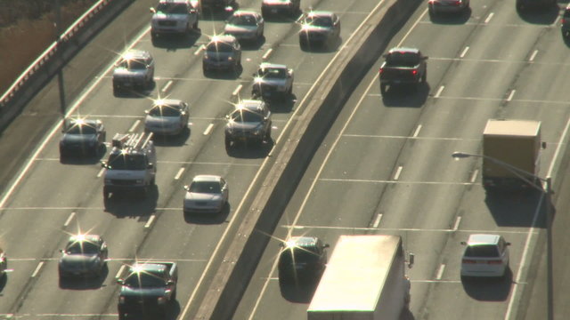Highway traffic on the I-95 corridor