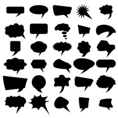 Set of Different Speech Bubbles