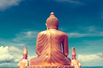 Foto op Plexiglas Estatua de Buda. Templo y el monasterio en Tailandia © C.Castilla
