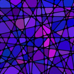 abstract vector stained-glass mosaic background