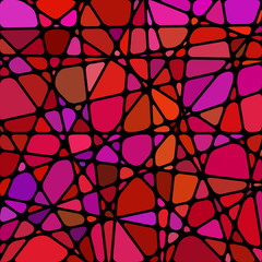 abstract vector stained-glass mosaic background